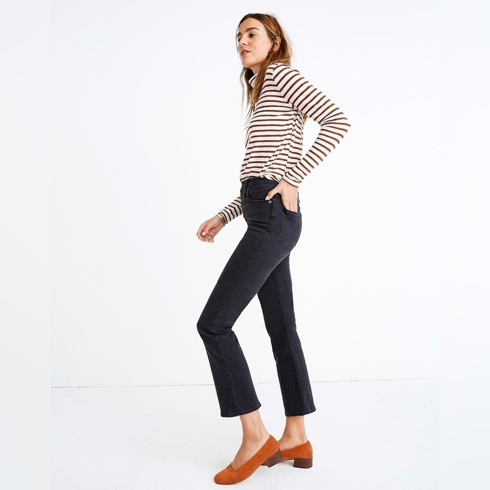 MADEWELL Cali Demi-Boot Jeans Bellspring Wash Button-Front Edition 25 - Picture 3 of 13